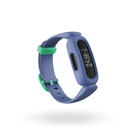 Fitbit Ace 3 Opaska fitness z ekranem dotykowym OLED Wodoodporna Bluetooth Kosmiczny Niebieski/Astro Zielony